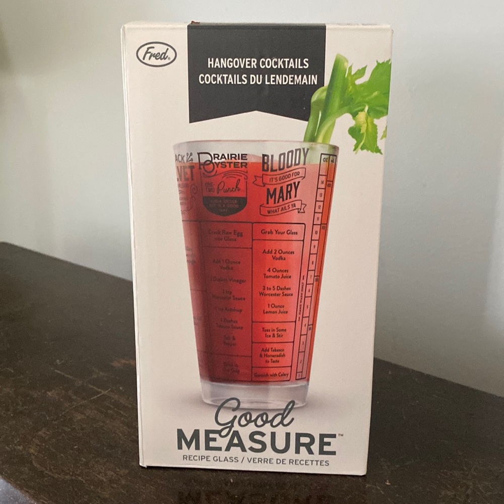 NWT! Cocktails Recipe Glass
